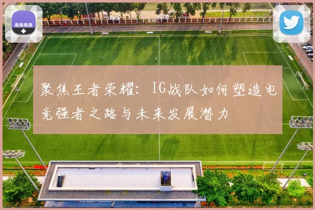 聚焦王者荣耀：IG战队如何塑造电竞强者之路与未来发展潜力