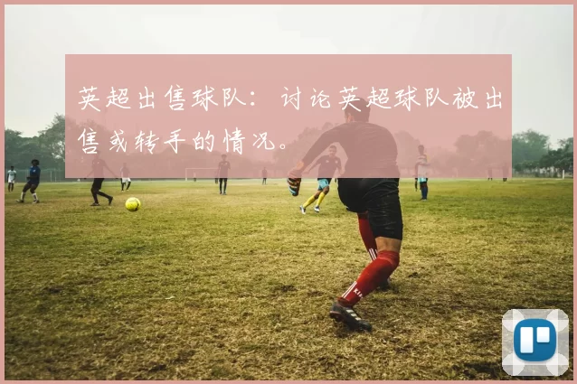 英超出售球队：讨论英超球队被出售或转手的情况。